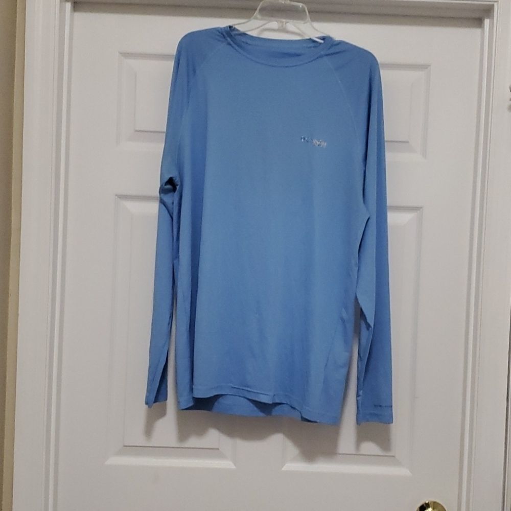 Columbia Performance Fishing Gear blue long sleeve